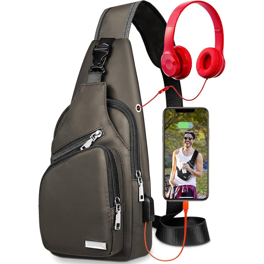 Waterproof Sling Bag Travel Hiking Crossbody