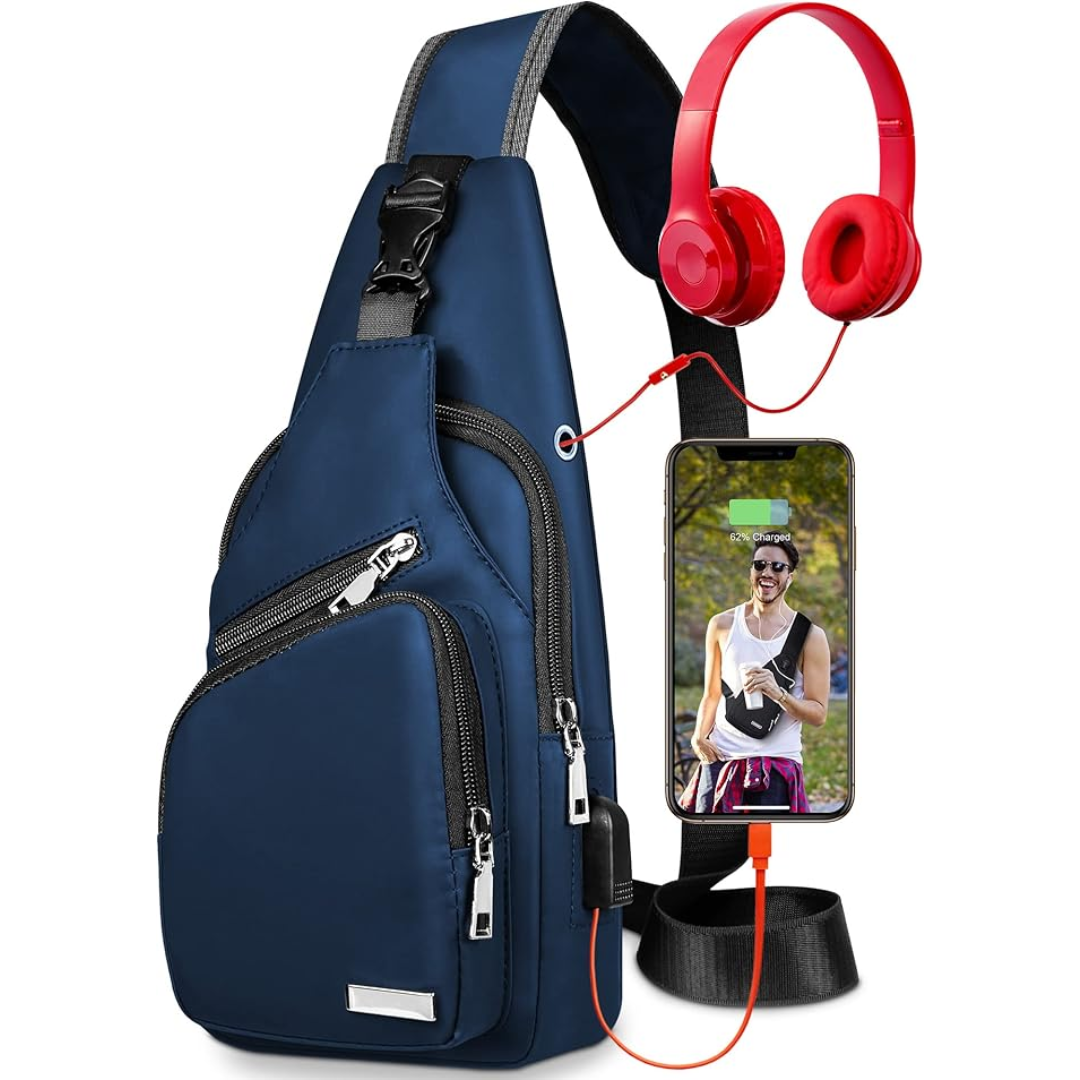 Waterproof Sling Bag Travel Hiking Crossbody