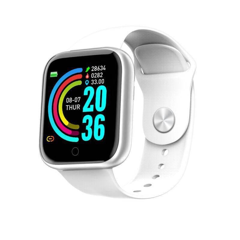 Android Smartwatch and Fitness Tracker with Heart Rate and Sleep Data | Call, Message and Sedentary Reminders | Eight Colors