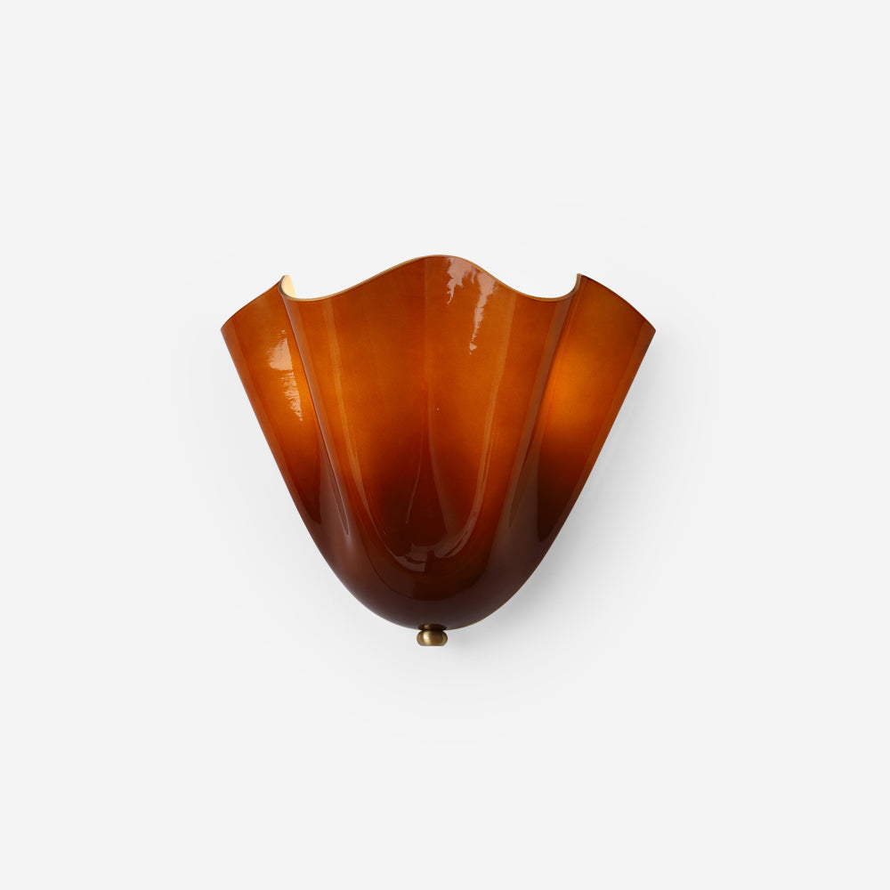 Hand Blown Glass Wall Lamp