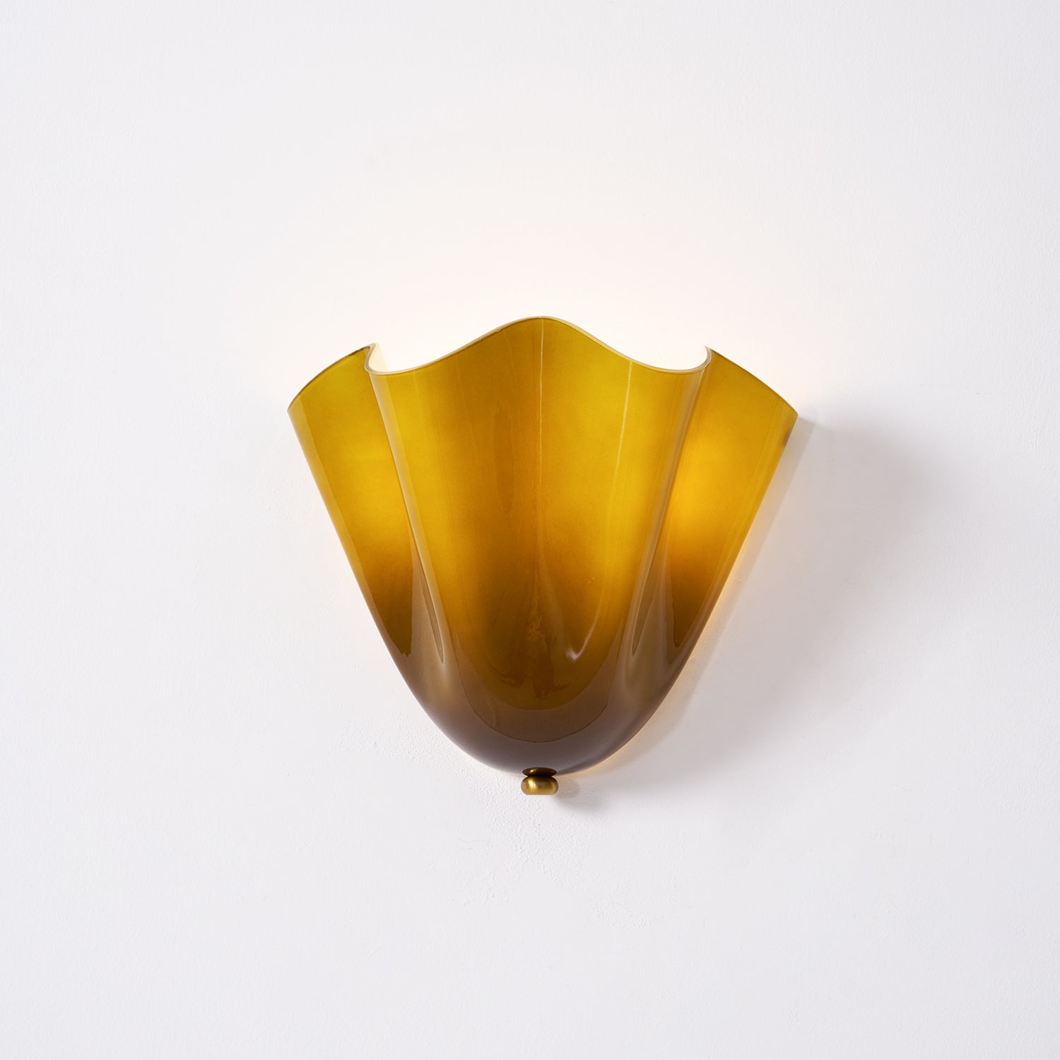 Hand Blown Glass Wall Lamp