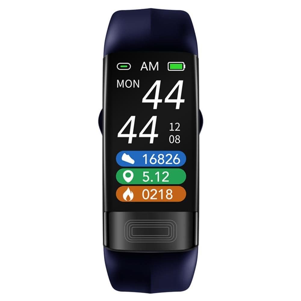 Smart Health Monitor Band with ECG & Heart Rate Tracking | IP67 Waterproof | Black, Blue & Red | 10-Day Standby, iOS & Android