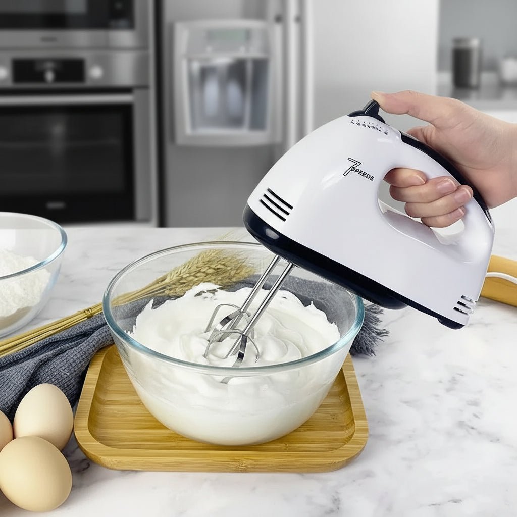 BEAT FORCE – Electric Hand Mixer with 5 Speed Settings