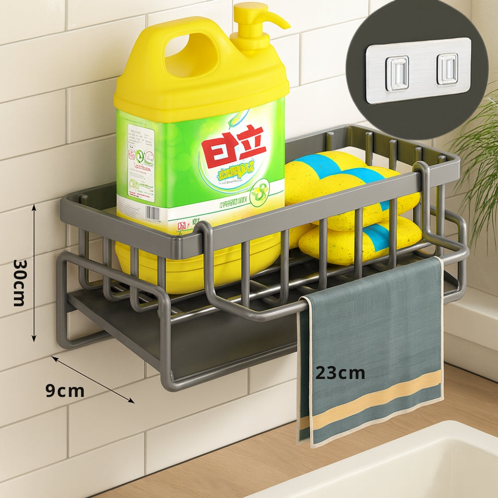 Wall Mounted Soap Dish Towel Rack