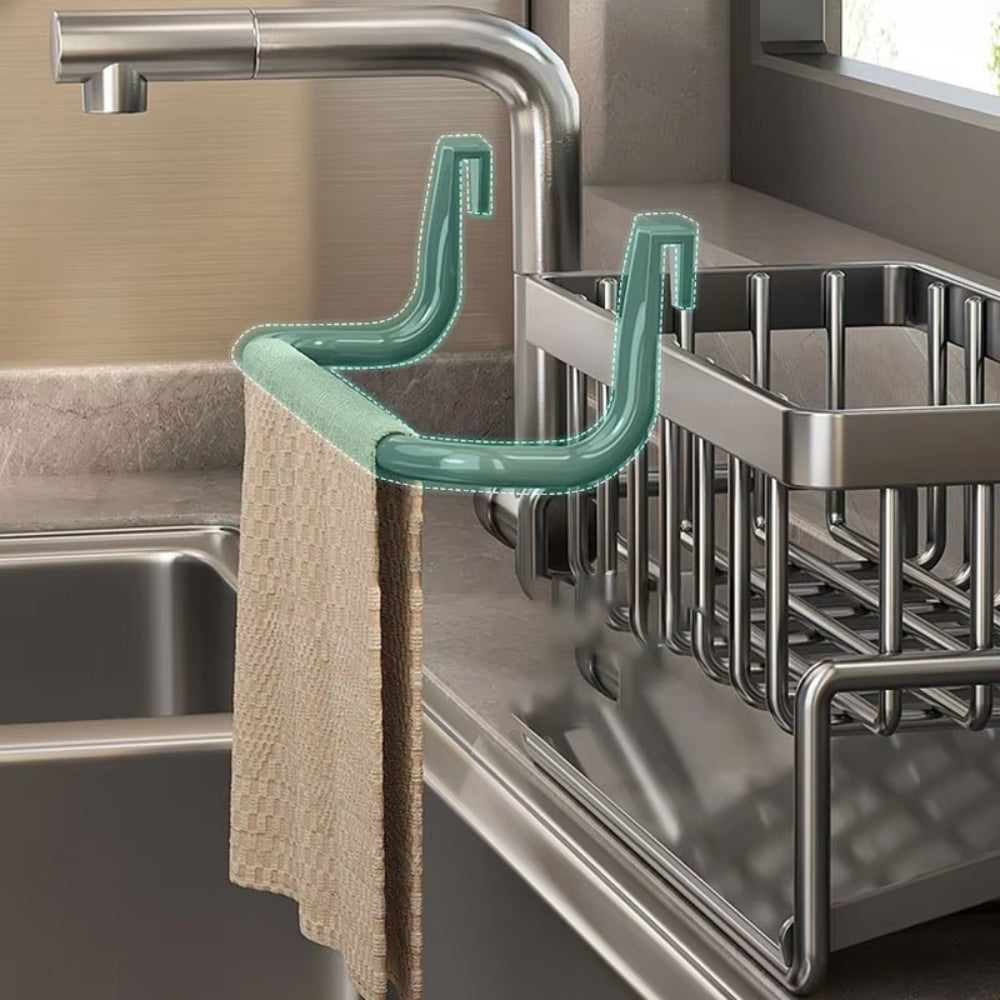 Wall Mounted Soap Dish Towel Rack