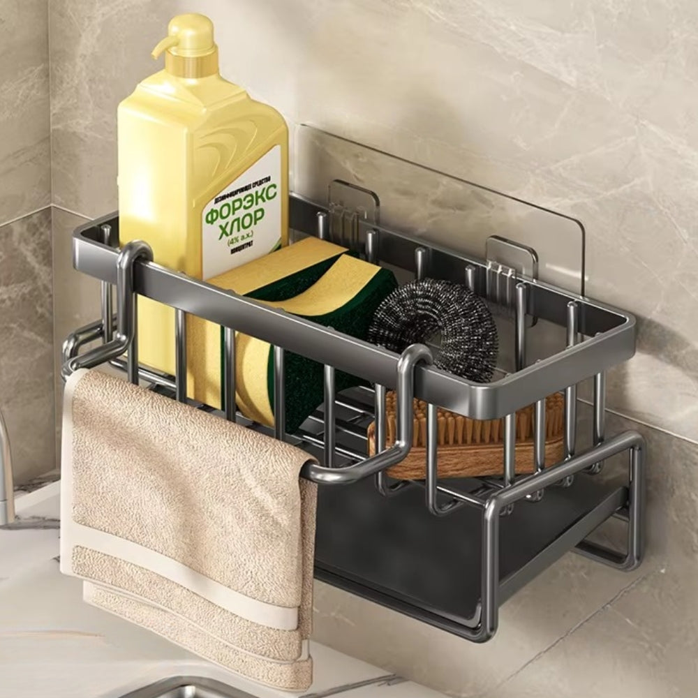 Wall Mounted Soap Dish Towel Rack