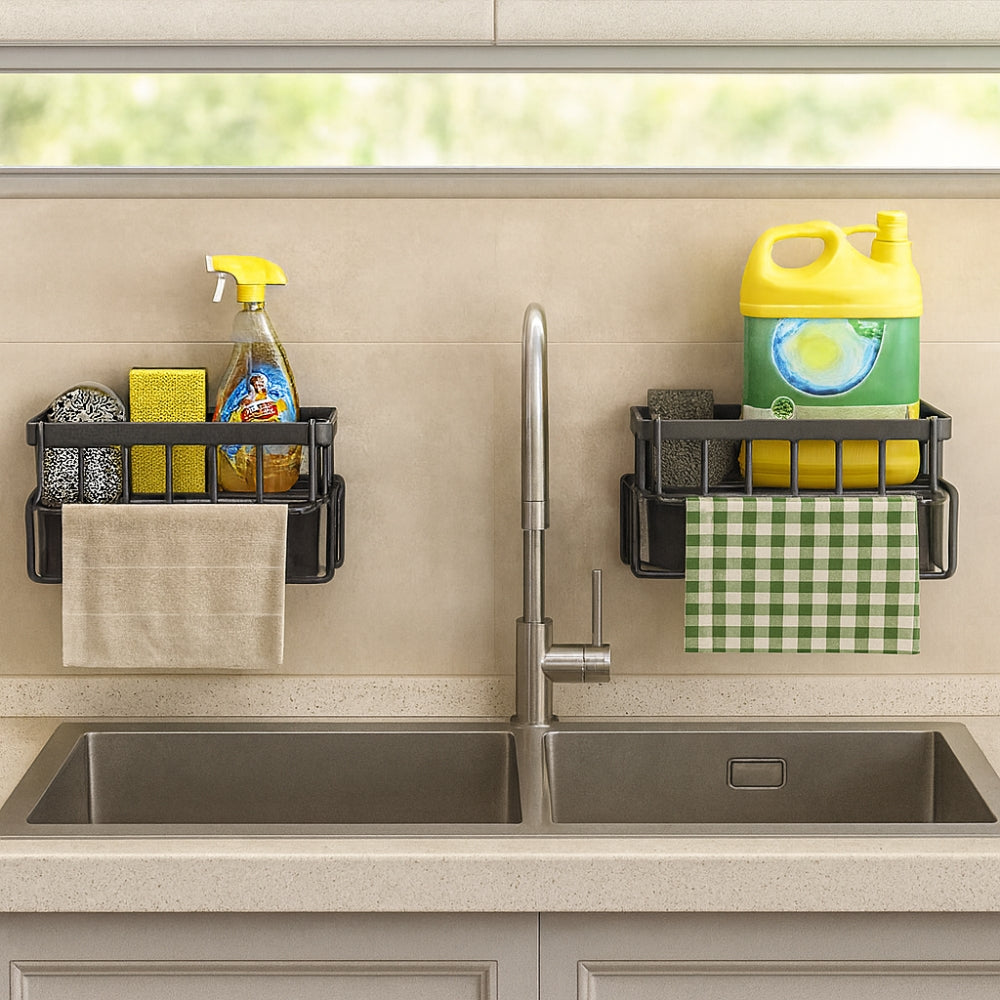 Wall Mounted Soap Dish Towel Rack