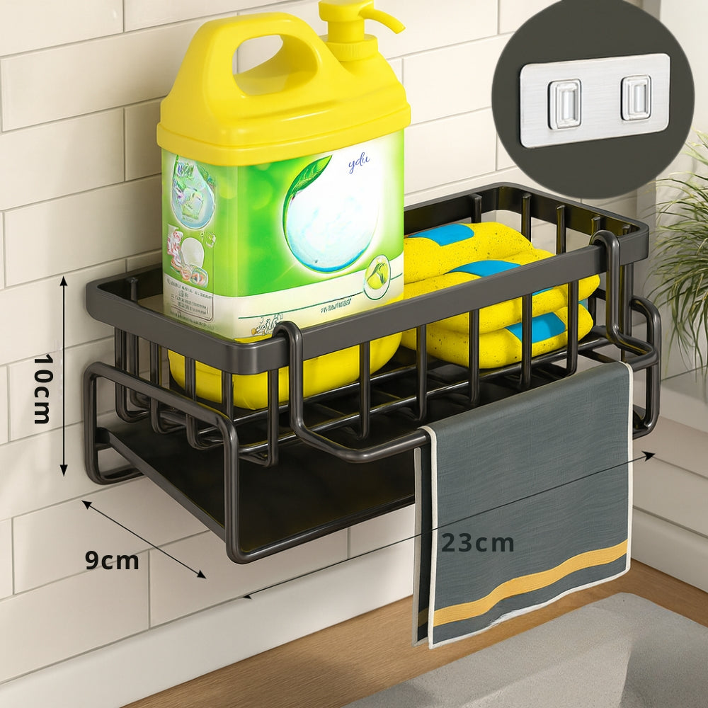 Wall Mounted Soap Dish Towel Rack