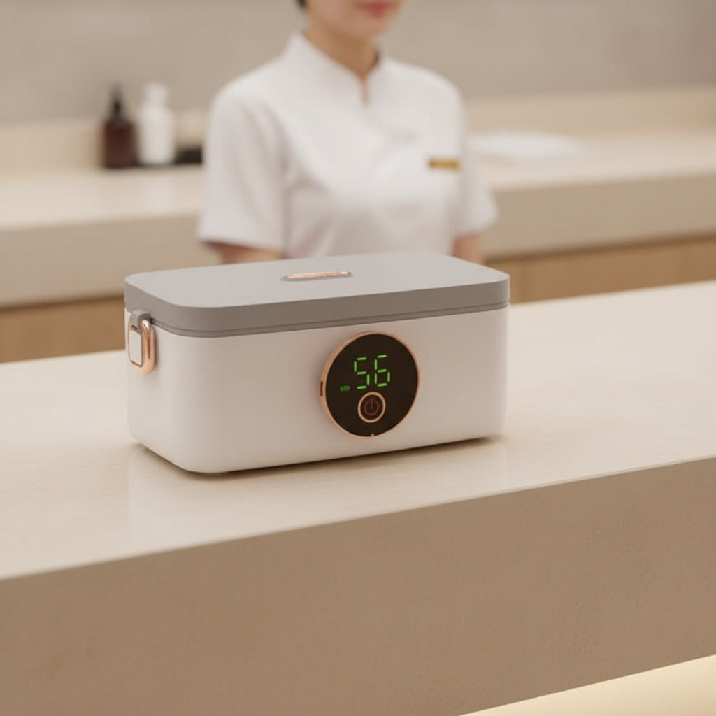 Cordless Heated Lunchbox with 16000mAh Battery | 5 Heat Levels, Stainless Steel Interior | Warm Meals Anywhere
