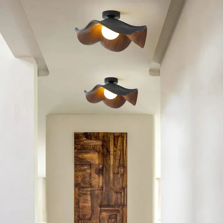 Ceiling Light with Resin and Metal Construction – Pendant Lamp for Indoor Ceiling Lighting