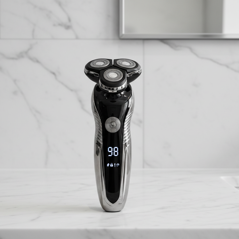 Waterproof Electric Shaver | Basic or Deluxe Kit | Rechargeable Wet & Dry Grooming Razor for Smooth Skin-Friendly Shaves