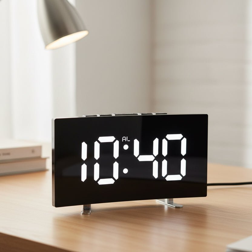 Slim Digital LED Alarm Clock