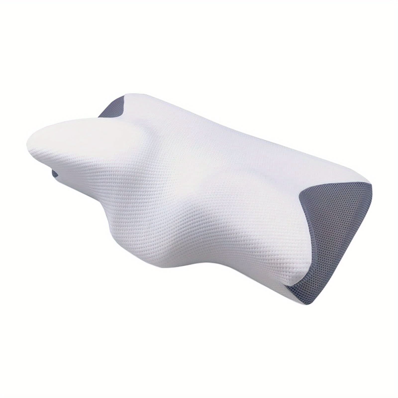 Memory Foam Cervical Neck Pillow | Ergonomic Support | Breathable Washable Cover for Side, Back & Stomach Sleepers