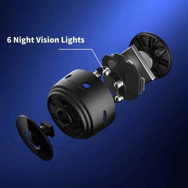 Mini Wireless Camera for RV Truck and Trailer | 150 Degree Lens with Magnetic Rotating Mount | Infrared Night Vision