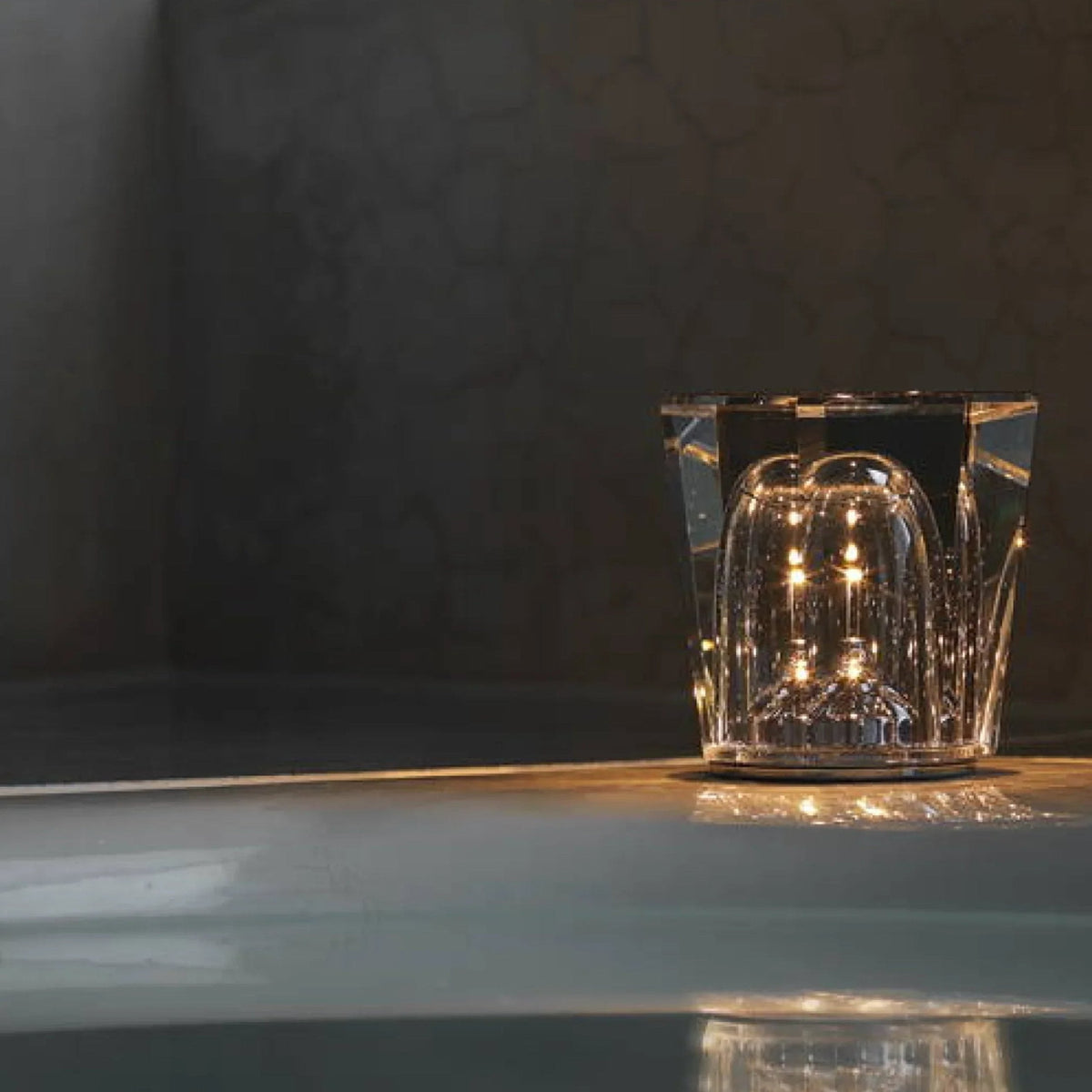Rechargeable Crystal LED Table Lamp | Cordless Night Light with 360-Degree Diamond-Cut Glow | 3 Designs