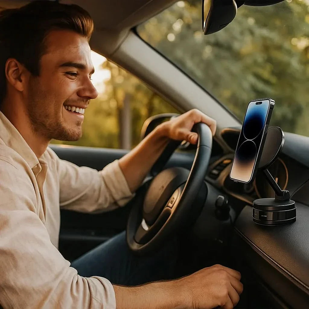 Magnetic 360 Phone Holder Suction Cup
