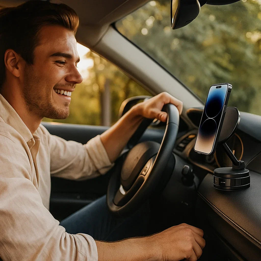 360 Vacuum Car Phone Holder