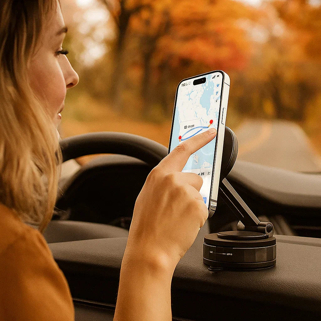 360 Vacuum Car Phone Holder