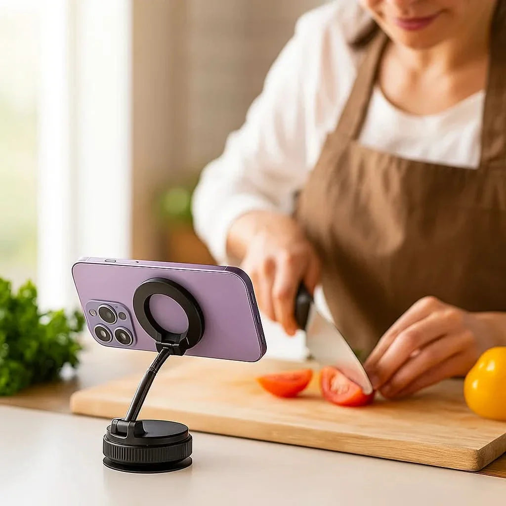 Magnetic 360 Phone Holder Suction Cup