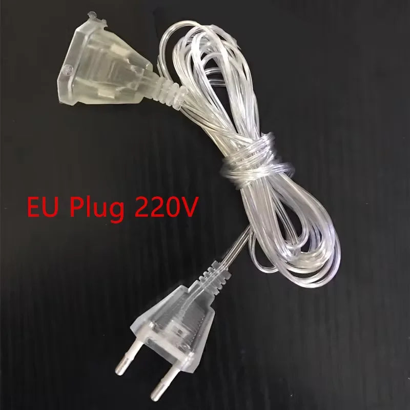 LED Icicle Lights with 15.7 ft Curtain String and 16 to 24 in Drops | IP65 Waterproof Outdoor Decorations | Four Light Colors
