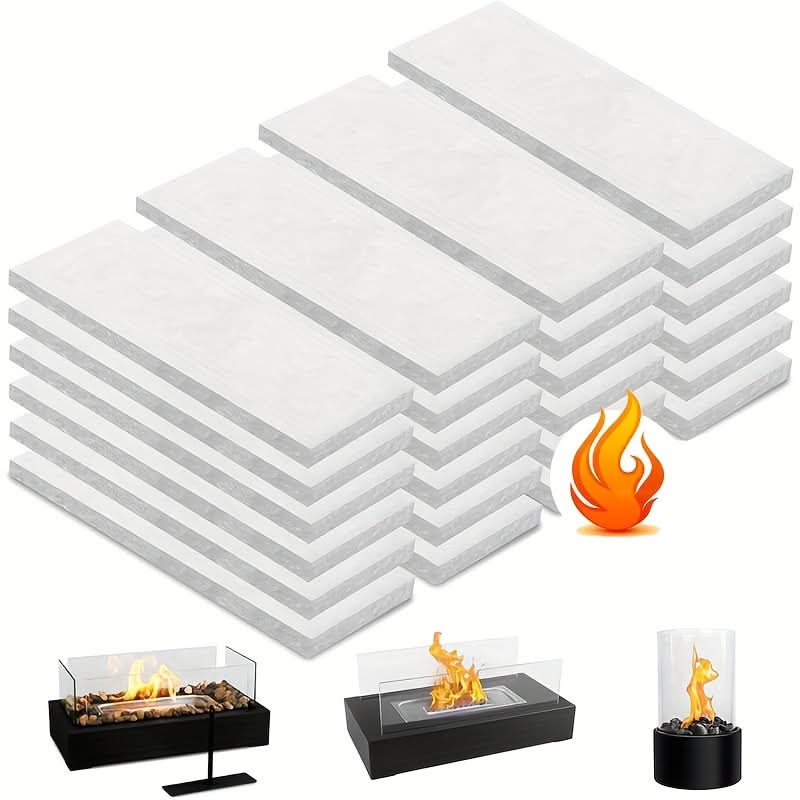 Stainless Steel Tabletop Alcohol Fireplace | 32 x 16 x 15.5 cm | Portable Cozy Indoor & Outdoor Ambience Decor