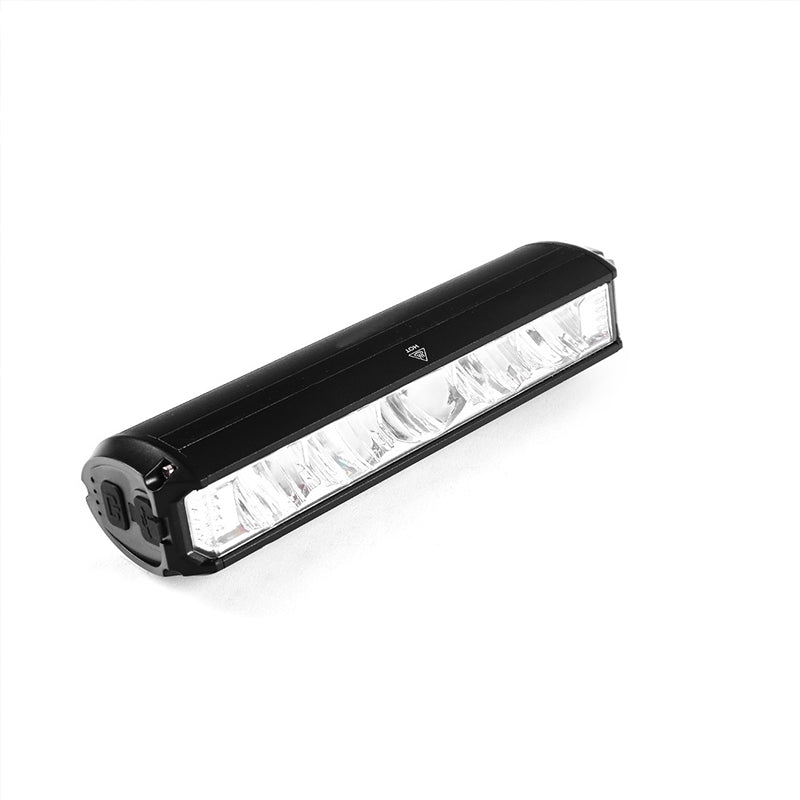 900 Lumen Rechargeable Bike Light with 180 Degree Beam | USB Charging Front Headlight for Riding After Dark
