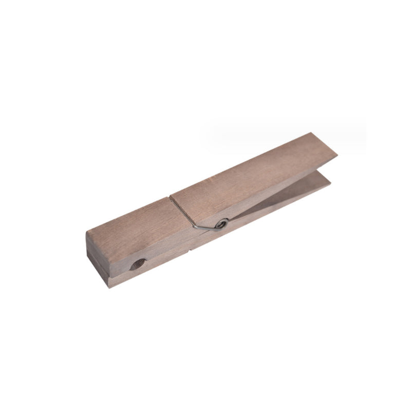 Wooden Clothespin Towel Organizer for the Wall | Spring Clip Holds Firm, No Drilling | Three Sizes, Six Finishes