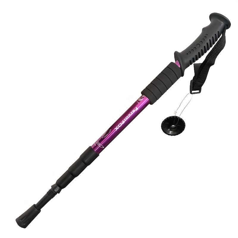 Adjustable Telescopic Hiking Trekking Pole 4 Height Levels | 6 Colors | Anti-Slip Lightweight Alloy Support for Outdoor Trails