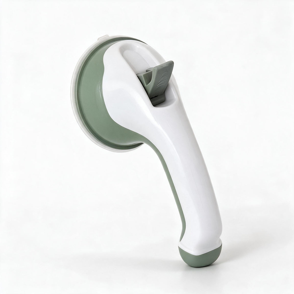 Grab Bars for Shower and Tub on Two Vacuum Cups, 11.6 Inches | Flip the Tabs to Lock, Lift Off Again | No Drilling