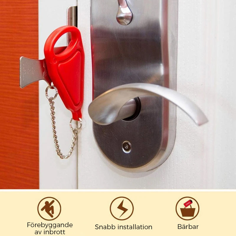 Portable Stainless Steel Door Lock