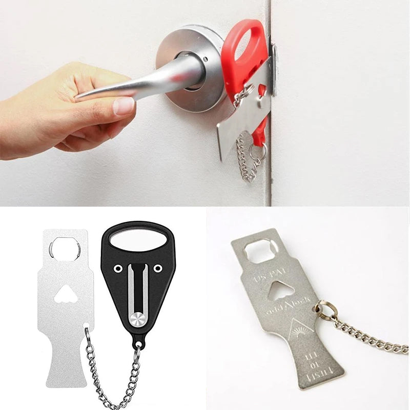 Portable Stainless Steel Door Lock