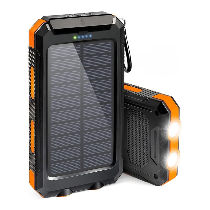 Solar Power Bank 20000mAh LED Light