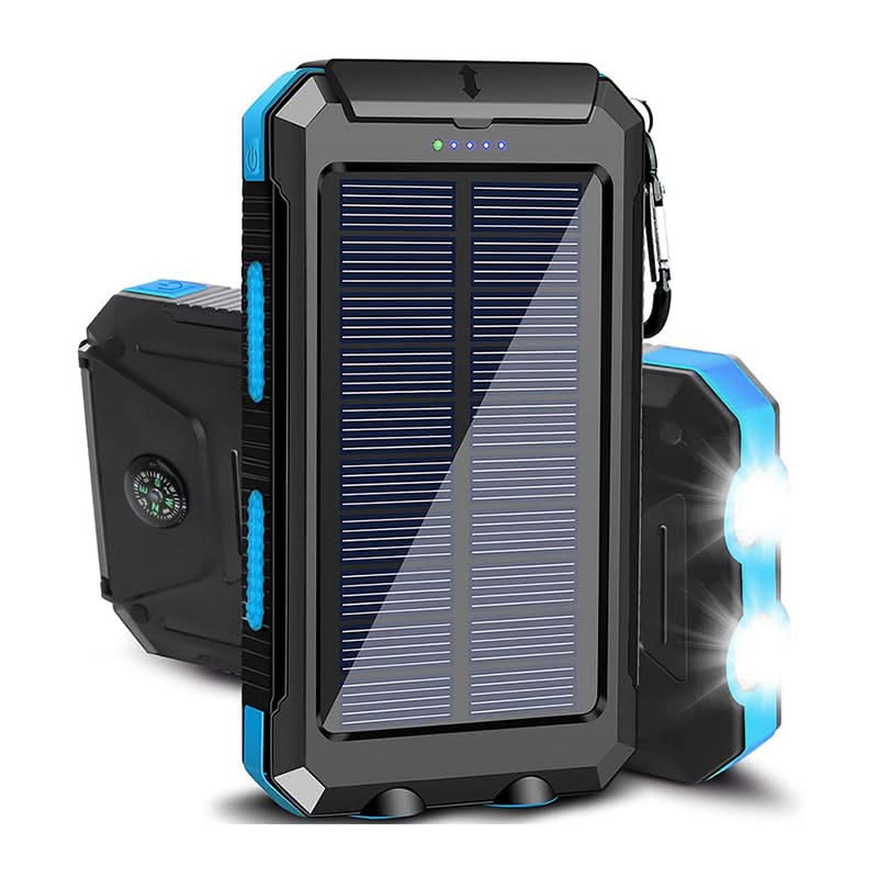 Solar Power Bank 20000mAh LED Light