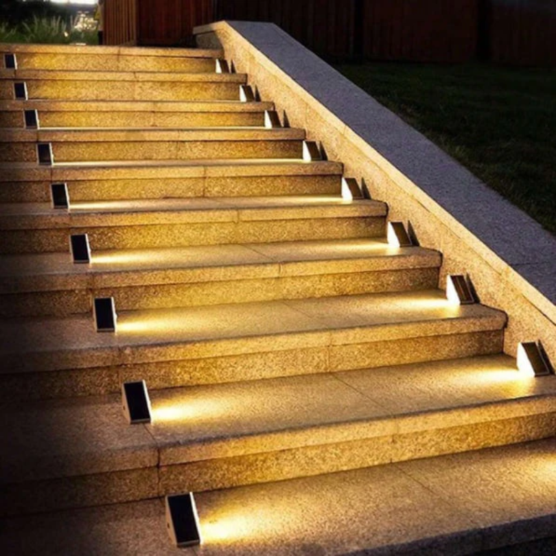Solar Step Lights Outdoor Stairs