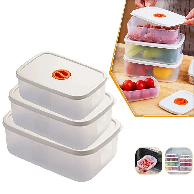 Airtight Storage Containers for Food with Freshness Timer Lids | Microwave and Freezer Safe BPA-Free Plastic | Sizes S to L