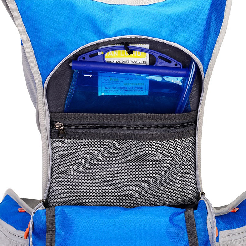 Hydration Travel Backpack with 2L Water Bladder | Lightweight 590g Pack for Hiking and Cycling | 7 Colors