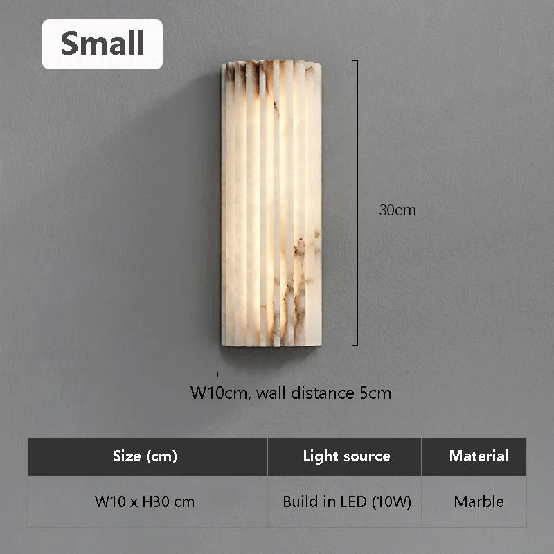 Luxury Marble Bedside Lamp for Cozy Interiors