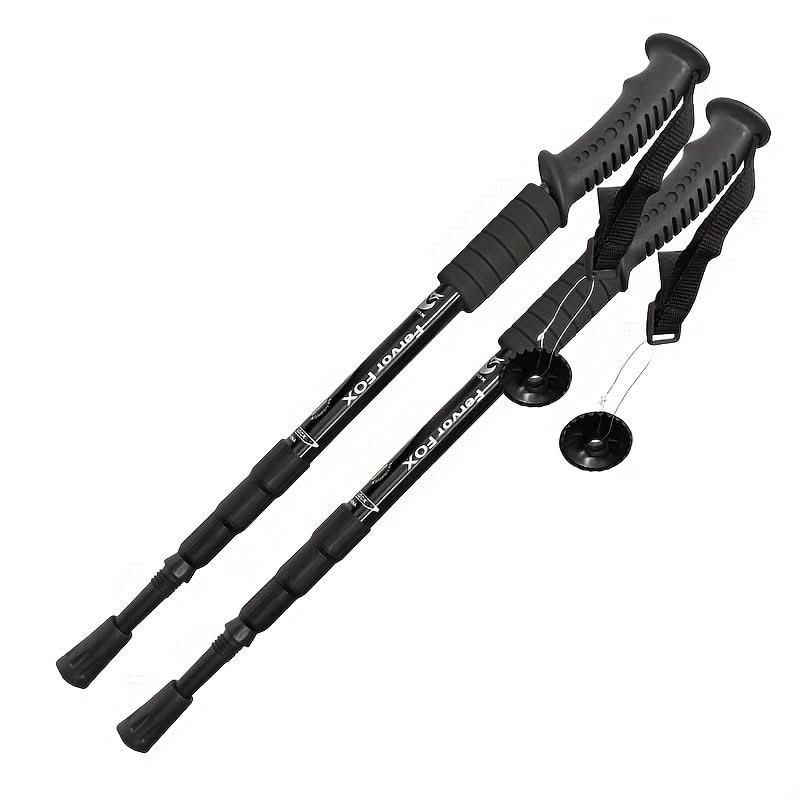 Adjustable Telescopic Hiking Trekking Pole 4 Height Levels | 6 Colors | Anti-Slip Lightweight Alloy Support for Outdoor Trails
