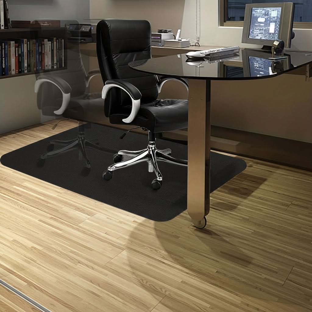 Premium PVC Chair Mat for Hardwood & Office Floors 35 x 47/55 In | 5 Colors | Smooth Rolling Protection for Desks & Gaming