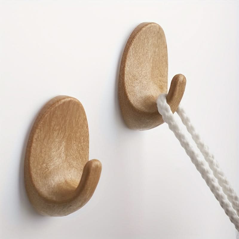 Self Adhesive Wood Look Wall Hooks