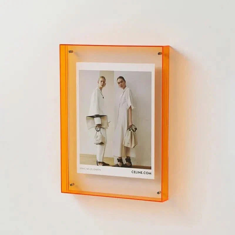 Acrylic Photo Frame Colored Edges