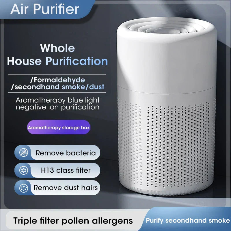 Compact Air Purifier with HEPA Filter