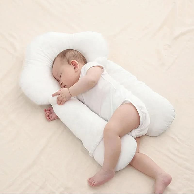 Adjustable Newborn Cushion with Anti-Roll Support (0–12 Months)
