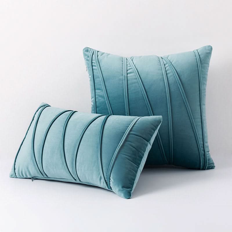 Velvet Throw Pillow Removable Cover Cushion