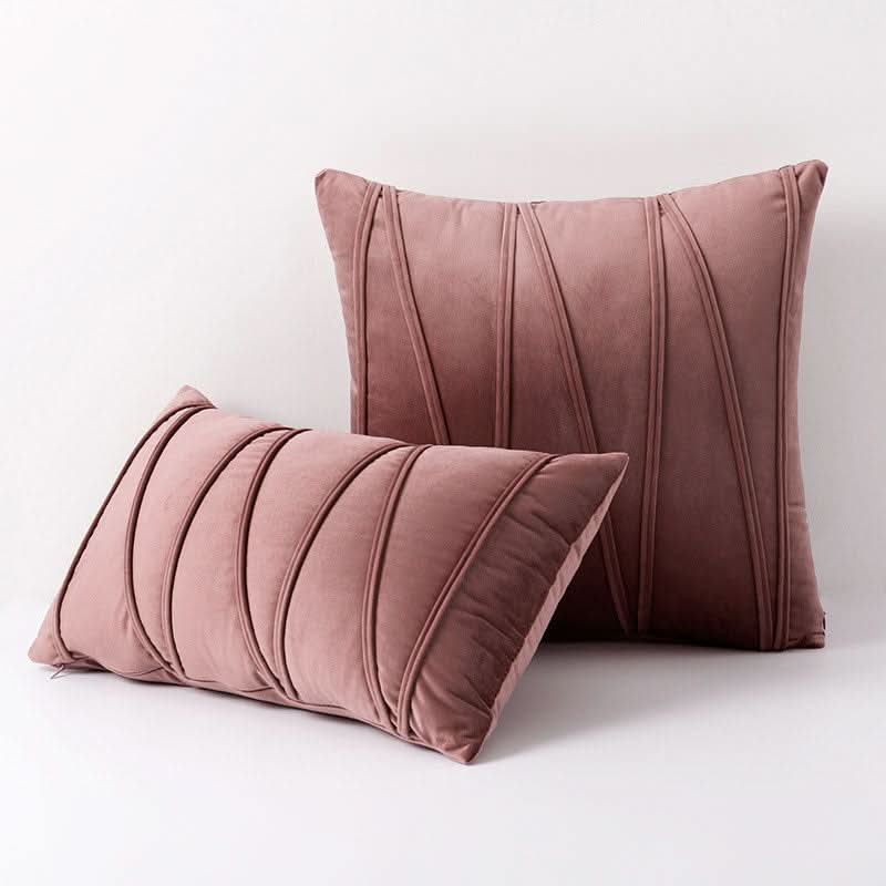 Velvet Throw Pillow Removable Cover Cushion