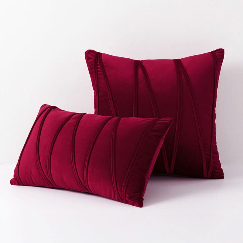 Velvet Throw Pillow Removable Cover Cushion