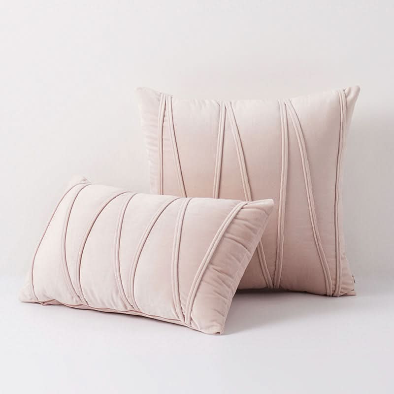 Velvet Throw Pillow Removable Cover Cushion