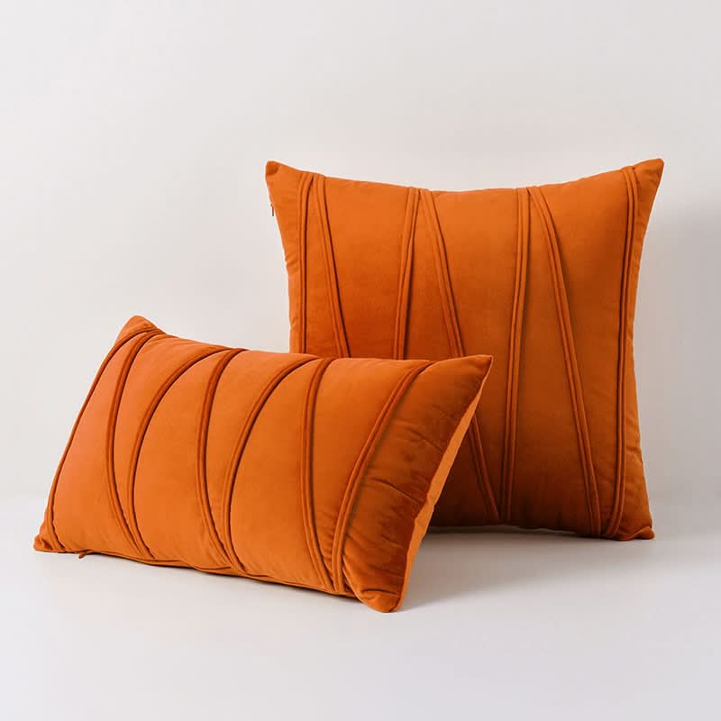 Velvet Throw Pillow Removable Cover Cushion