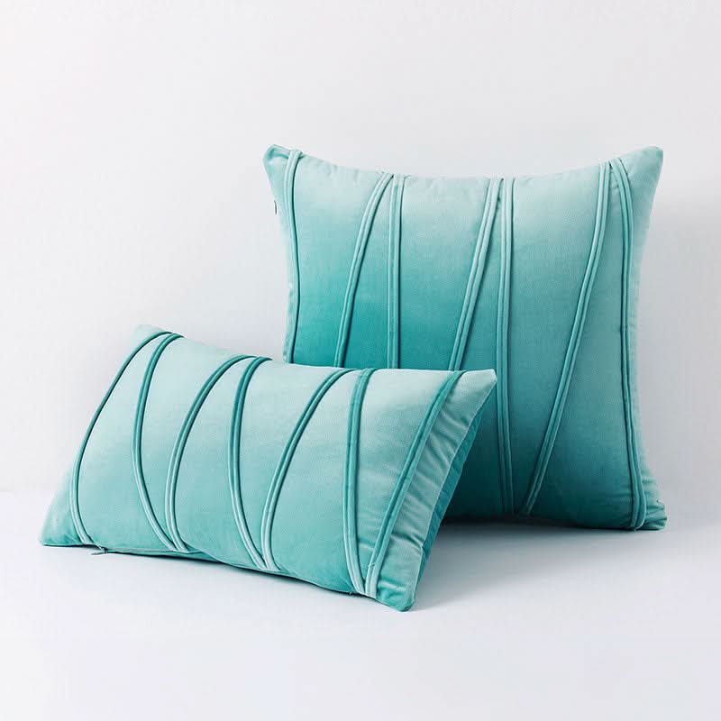 Velvet Throw Pillow Removable Cover Cushion