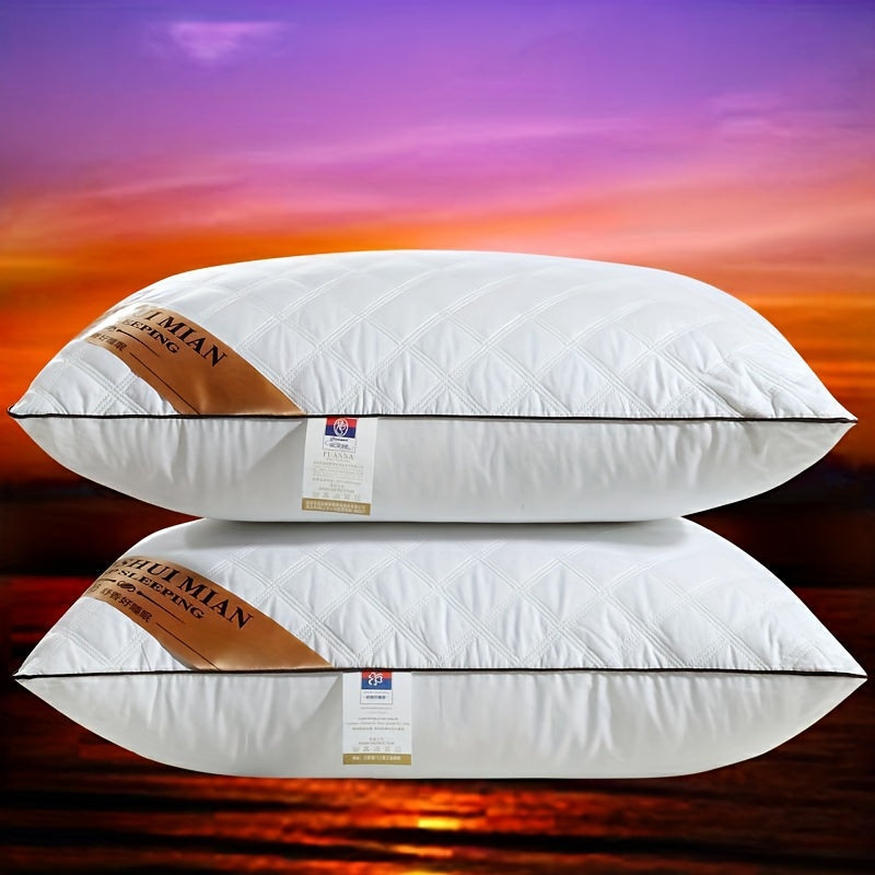 Bedroom Pillows with Washable Cover in Low Medium or High Loft | Hotel Style Support That Holds Shape Overnight